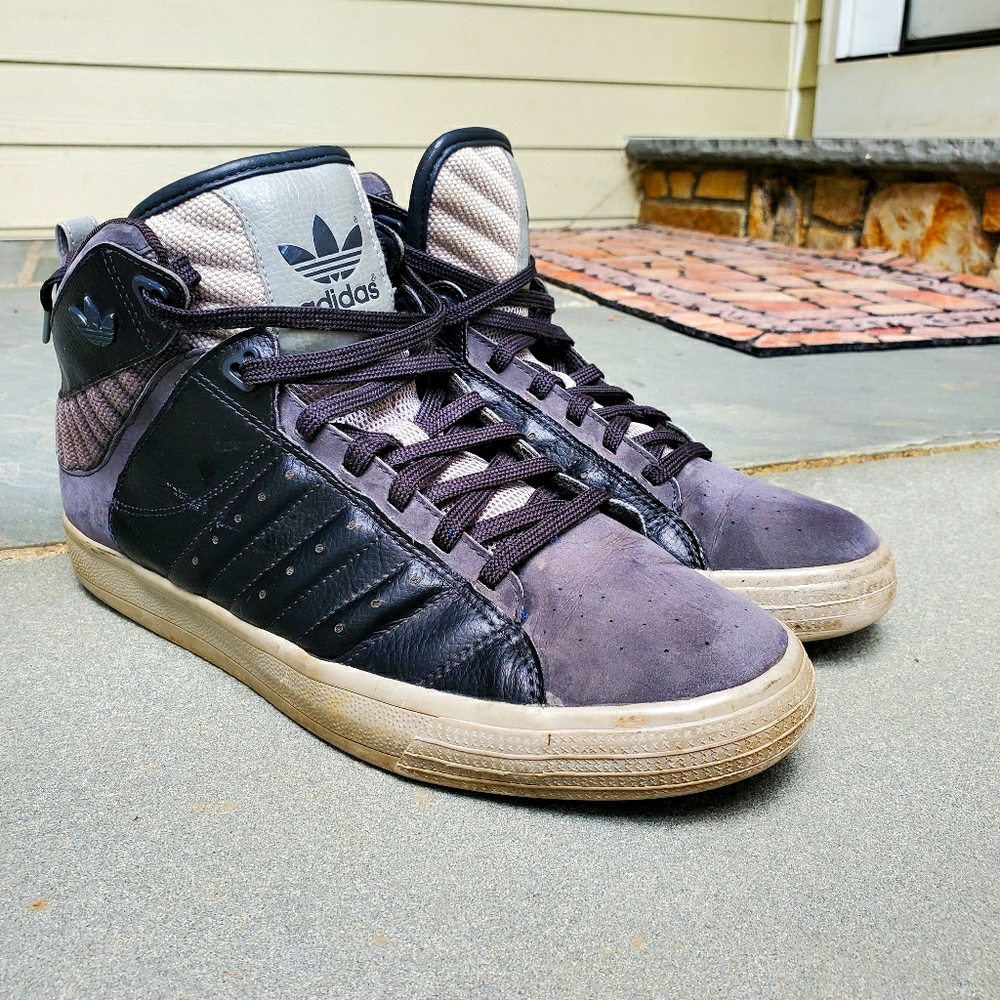 Adidas High Tops Black Gray